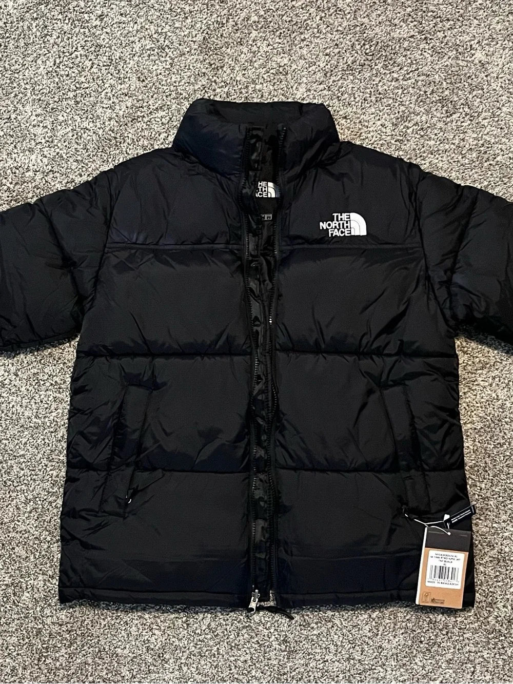 The North Face Black Down Puffer Coat